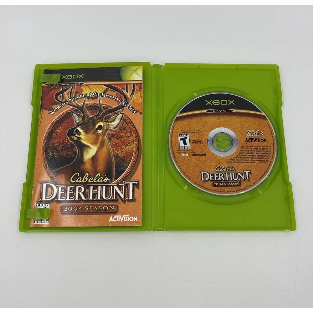 Cabela's Deer Hunt: 2004 Season (Microsoft Xbox, 2003) Complete Tested Works CIB